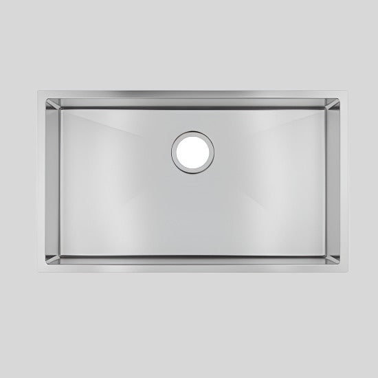 Sink | 762x457x254mm 1.2mm Handmade Single Bowl Top/Undermount Kitchen/Laundry Sink