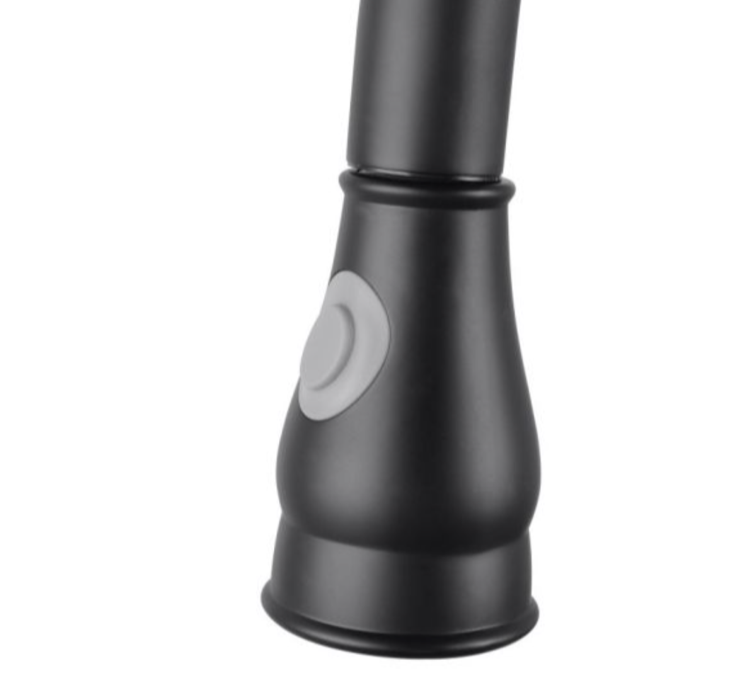 BASIN/SINK MIXER | Round Vintage Pull Out Kitchen Sink Mixer Tap