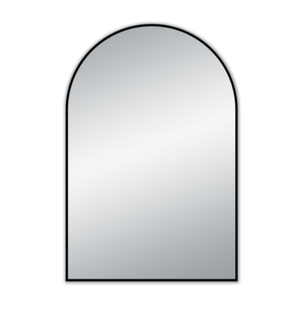 MIRROR | Arch Framed 3 Color Mirror 600X900mm Touch Sensor Black Gold