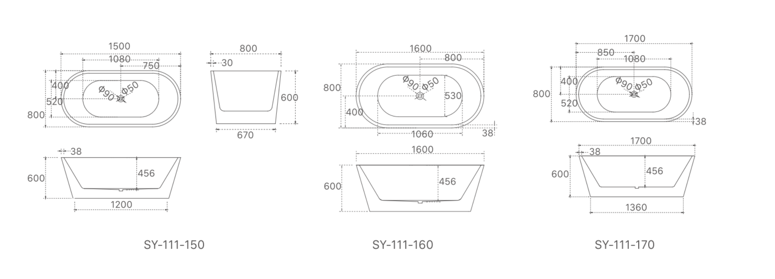 BATHTUB | Charming Collection Bathtub
