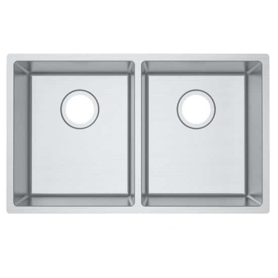 SINK | 1.2mm Handmade Double Bowls Top/Undermount Kitchen/Laundry Sink