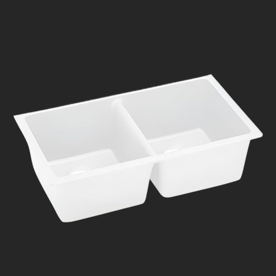 SINK | Kitchen Sink Granite Stone Under Mount Double Bowls 838*476*241mm