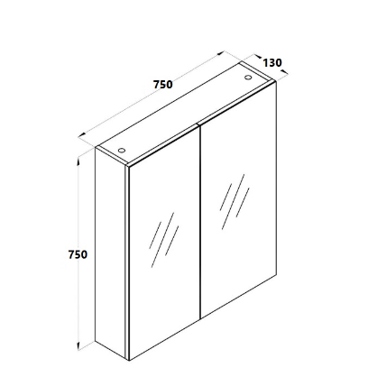 SHAVING CABINET | ECT Rectangle Mirror