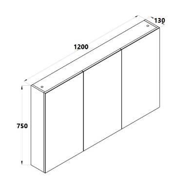 SHAVING CABINET | ECT Rectangle Mirror