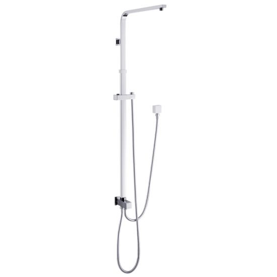 SHOWER ARM | Square Shower Station without Shower Head and Handheld Shower