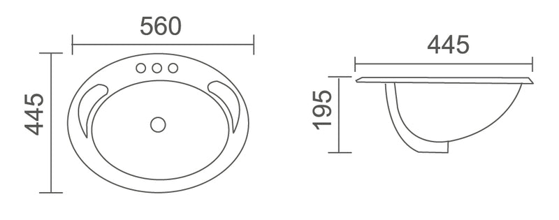 BASIN | VICTORIA INSERT BASIN (WB5644)