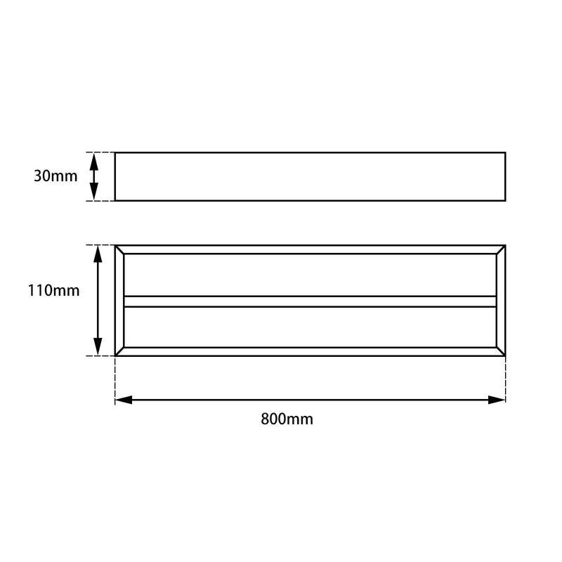 TOWEL RAIL | IVANO Series Chrome Towel Rail