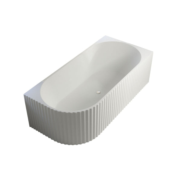 BATHTUB | GINA FLUTED RIGHT CORNER