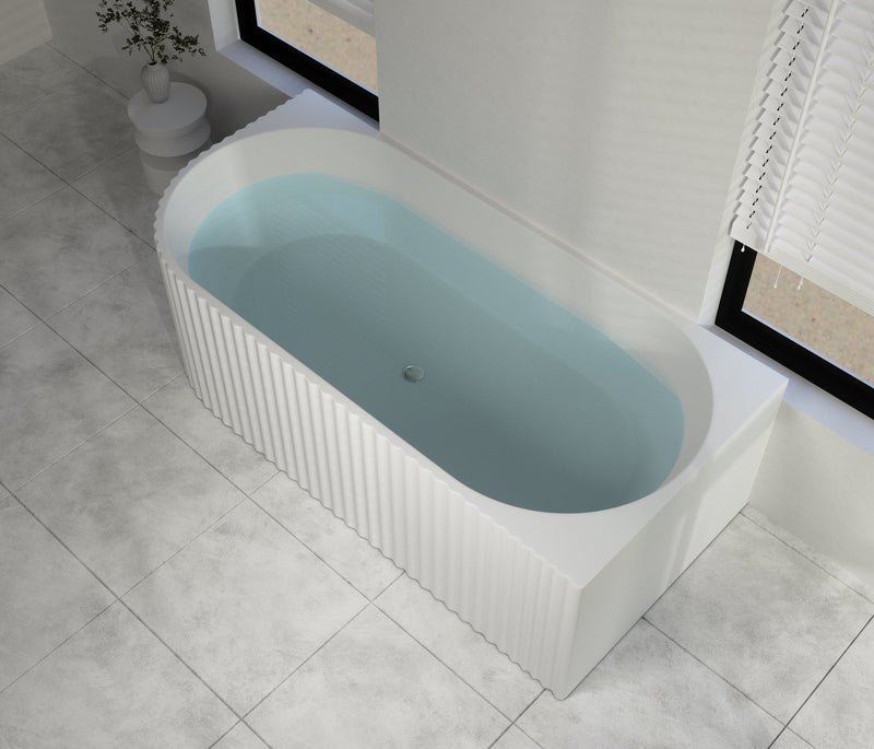 BATHTUB | GINA FLUTED RIGHT CORNER