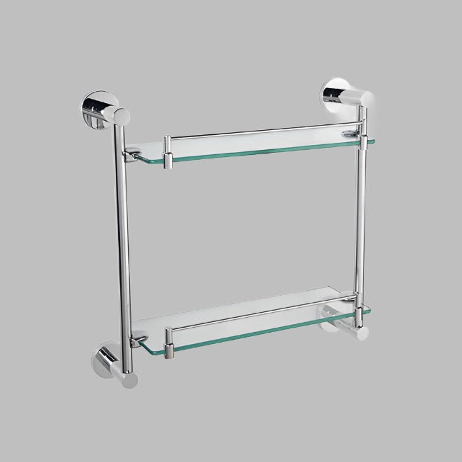 Shelving | Loui Double Glass Shelf