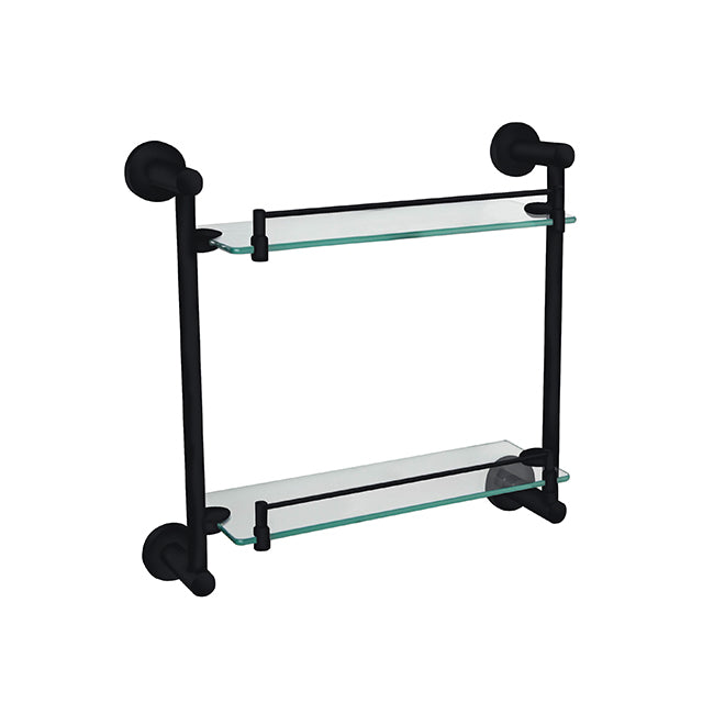 Shelving | Loui Double Glass Shelf