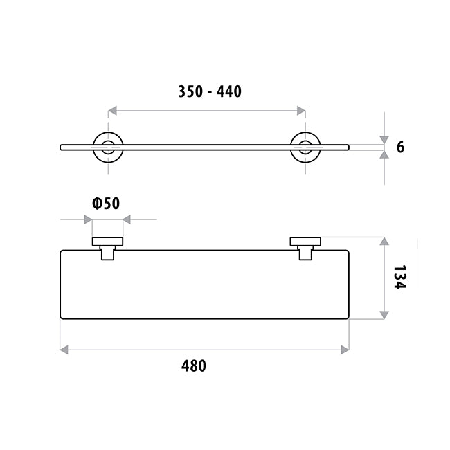 Shelving | Loui Glass Shelf