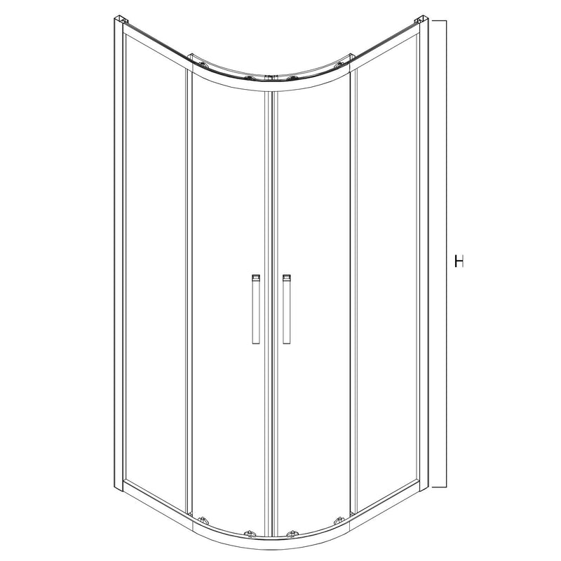 Shower Doors | 6mm oc Sliding Semi-Frame