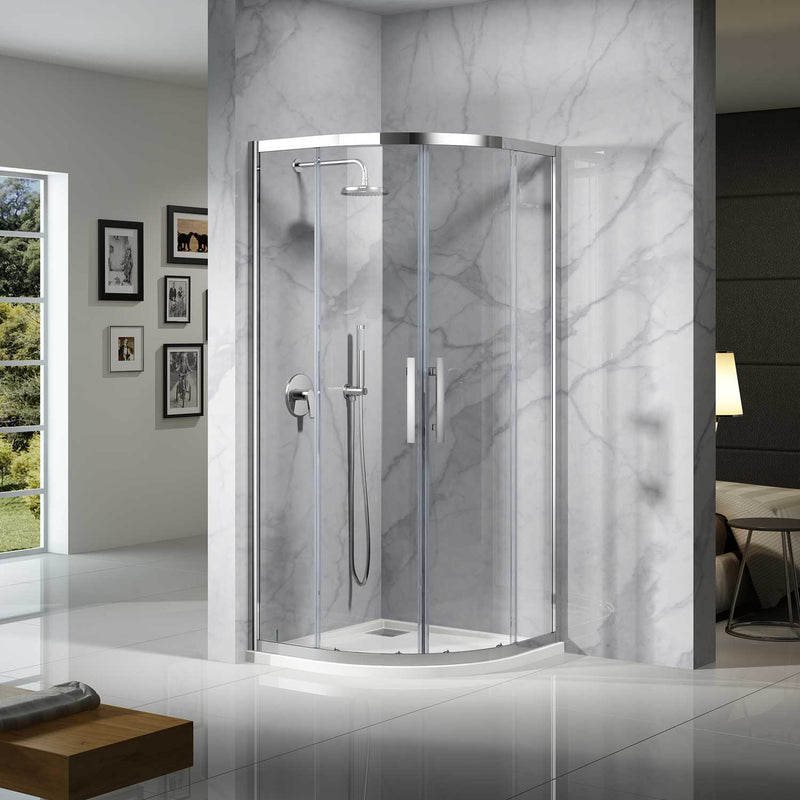 Shower Doors | 6mm oc Sliding Semi-Frame