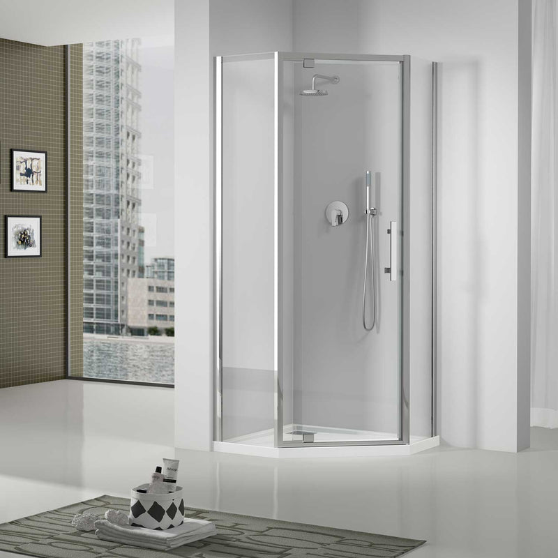 Shower Doors | 6mm oc Pivot Semi-Frame