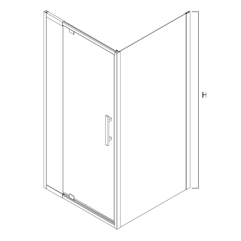 Shower Doors | 6mm oc Pivot Semi-Frame