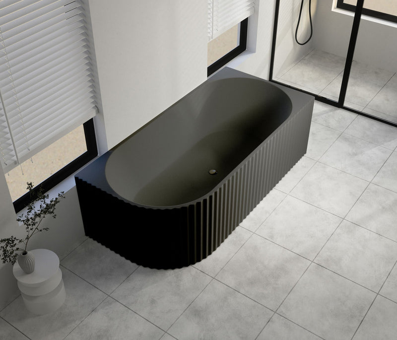 BATHTUB | GINA FLUTED RIGHT CORNER