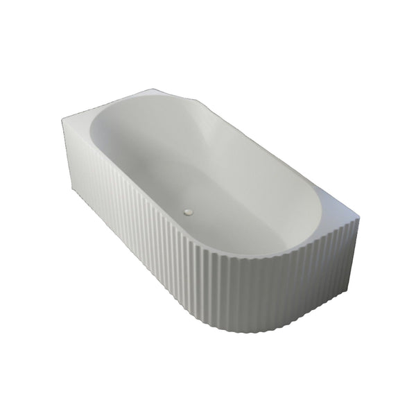 BATHTUB | GINA FLUTED LEFT CORNER