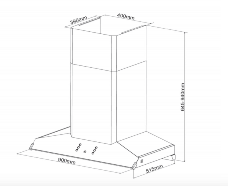 RANGE HOOD | EMG9030 90cm Range Hood