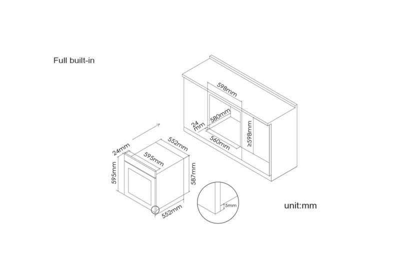 OVEN | KSG7007A REX 60cm Oven