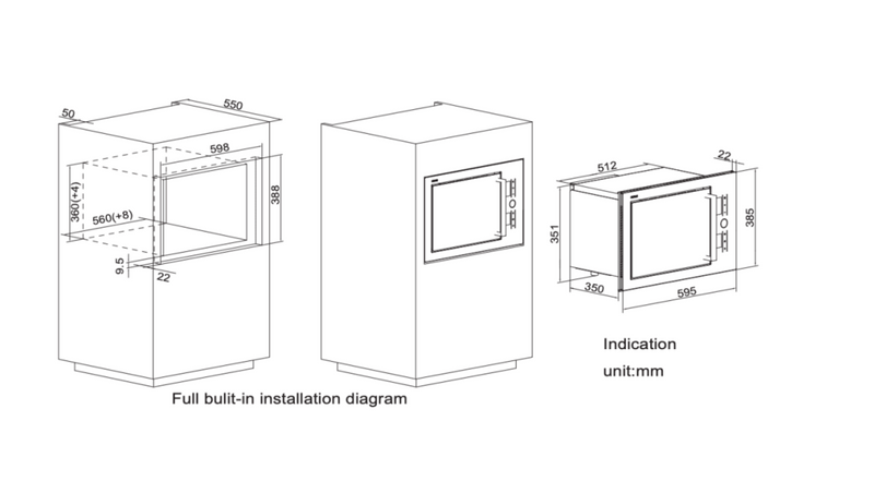 OVEN | HW25800K-01AG Microwave Oven