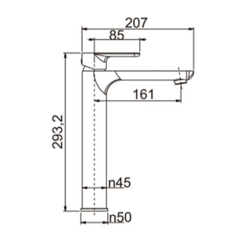 BASIN/SINK MIXER | VOG Series Tall Basin Mixer