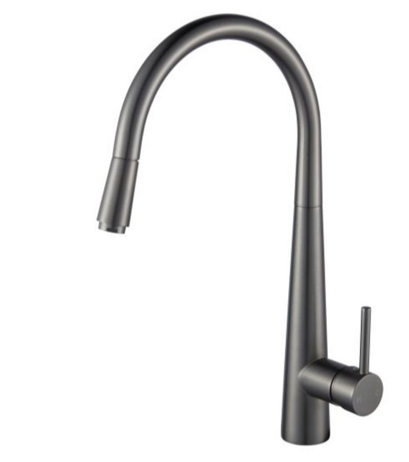 BASIN/SINK MIXER | Round Pull Out Kitchen Sink Mixer Tap