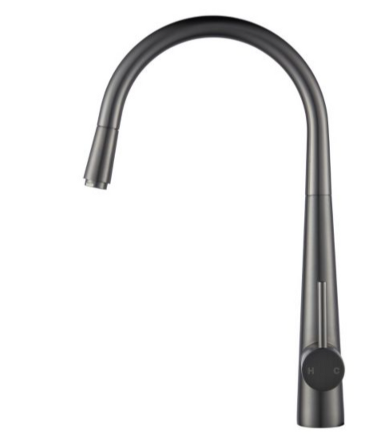 BASIN/SINK MIXER | Round Pull Out Kitchen Sink Mixer Tap