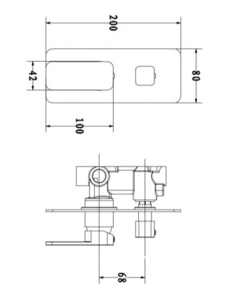 WALL MIXER diverter | tsi IVANO