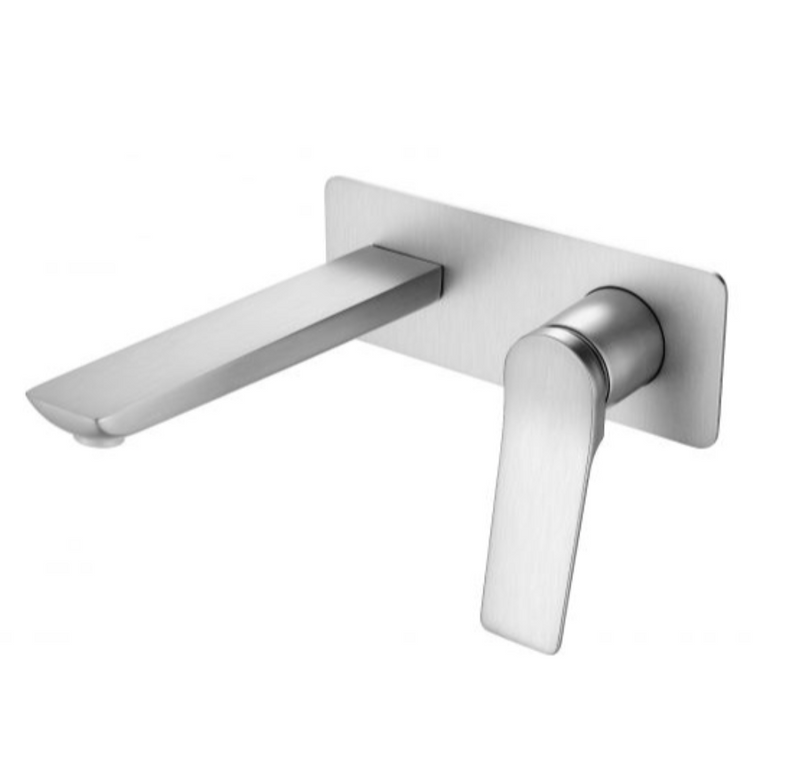 Wall Mixer with Spout | tsi RUSHY Square Wall Mixer with Spout