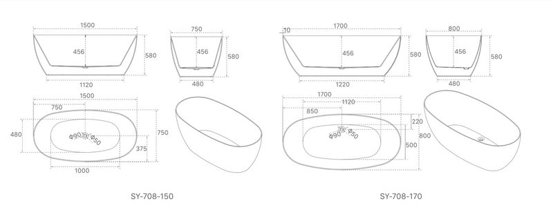 BATHTUB | Alice Collection Bathtub