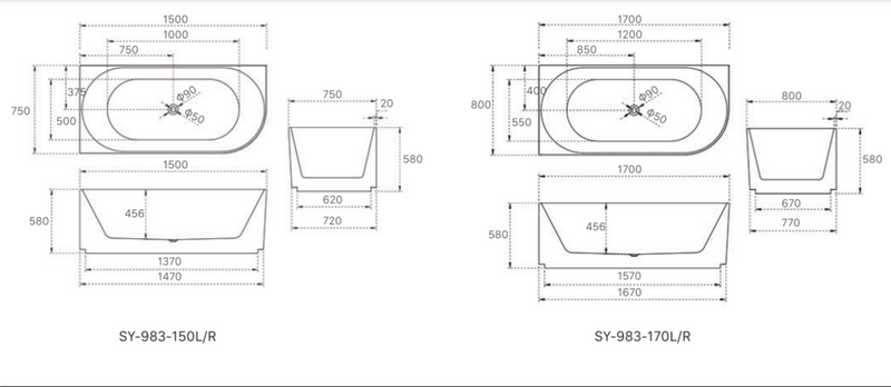 BATHTUB | Anika Collection Bathtub