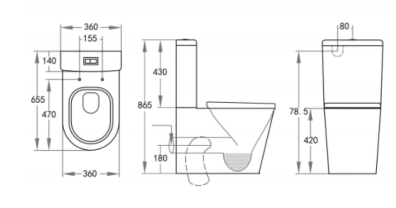 TOLIET | KDK Tornado Toilet