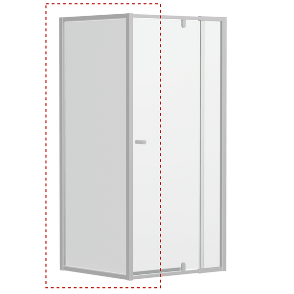 Shower Panels | 6mm V6 Pivot Semi-Frame Return Panel