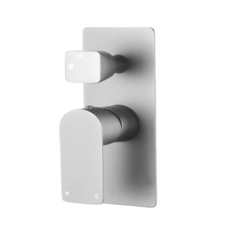 WALL MIXER | VOG Series Solid Brass Bath/Shower Wall Mixer with Diverter Wall Mounted(color up)