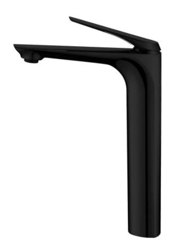 AU BLACK TALL BASIN MIXER