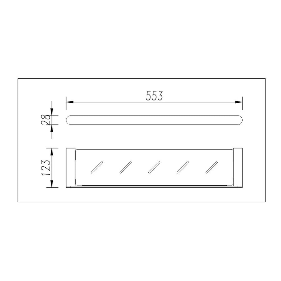 Shelving | Esperia Solid Brass Bathroom Shelf