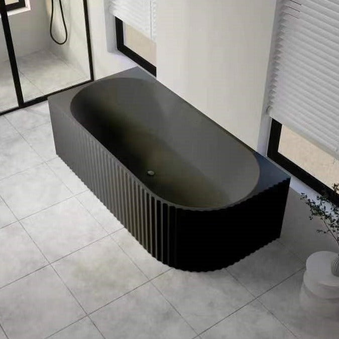 BATHTUB | GINA FLUTED LEFT CORNER