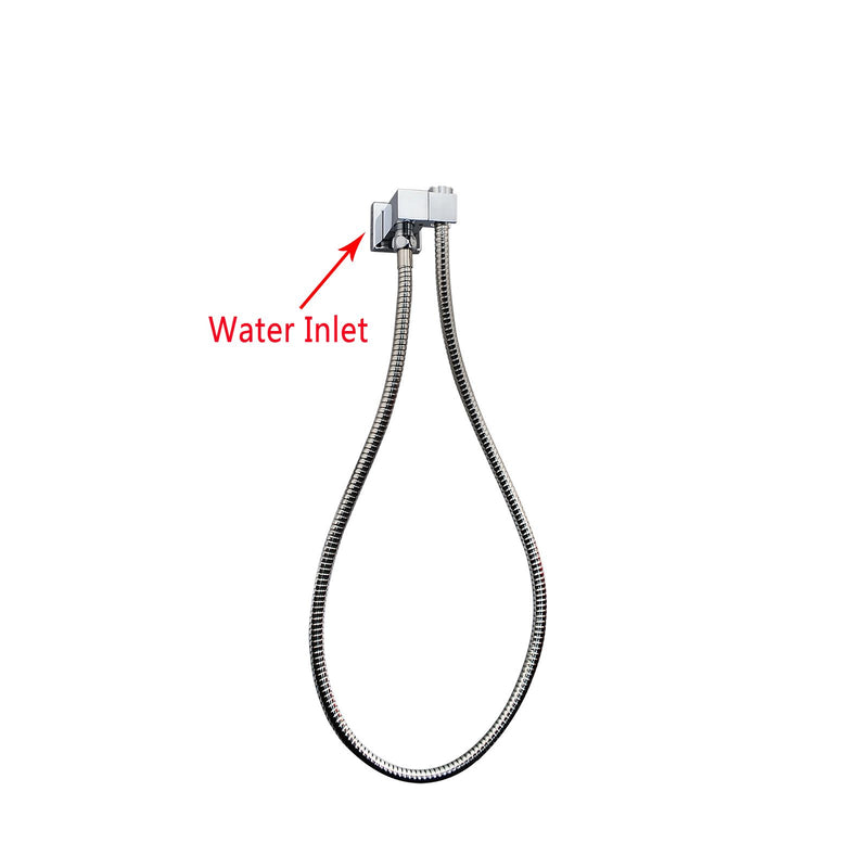 SHOWER HOSE | Square Shower Holder Wall Connector & Hose Only