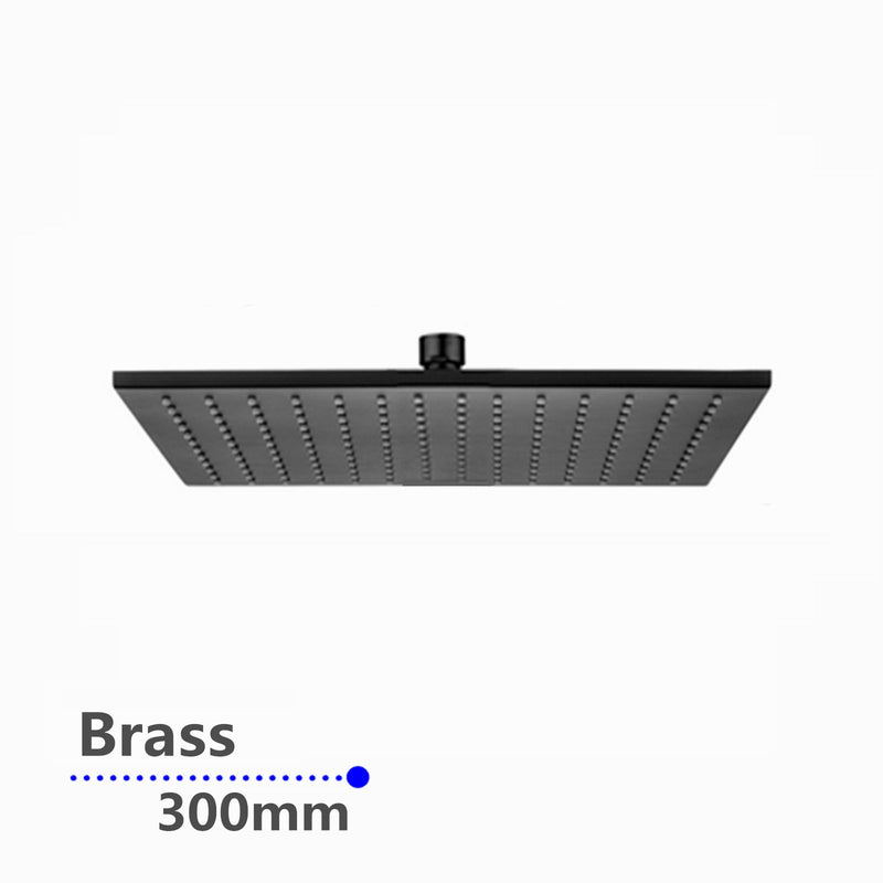 SHOWER HEAD | Square Brass Shower Head 200mm/250mm/300mm