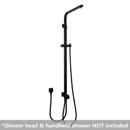 SHOWER ARM | Square Shower Station without Shower Head and Handheld Shower