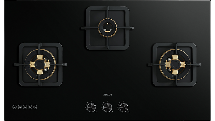 COOKTOP | ROBAM B320 Glass 3 Burner (900mm)