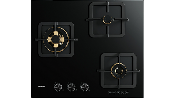 COOKTOP | ROBAM B322 Glass 3 Burner (600mm)