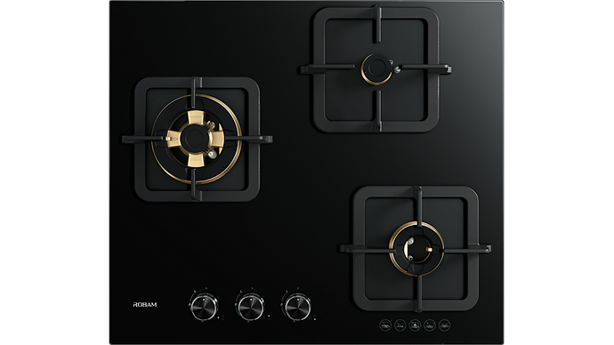 COOKTOP | ROBAM B322 Glass 3 Burner (600mm)