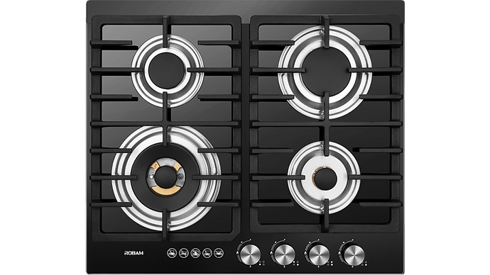 COOKTOP | ROBAM B410 Glass 4 Burner (600mm)