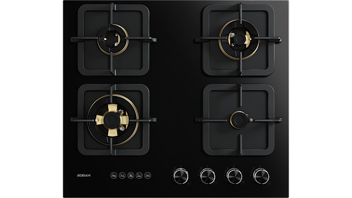 COOKTOP | ROBAM B420 Glass 4 Burner (600mm)