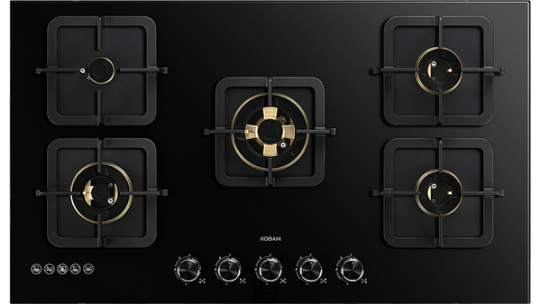 COOKTOP | ROBAM B520 Glass 5 Burner (900mm)