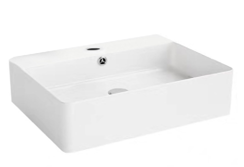 BASIN | KDK Ultra Slim Gloss White Art Basin (Wall Hung with Overflow)