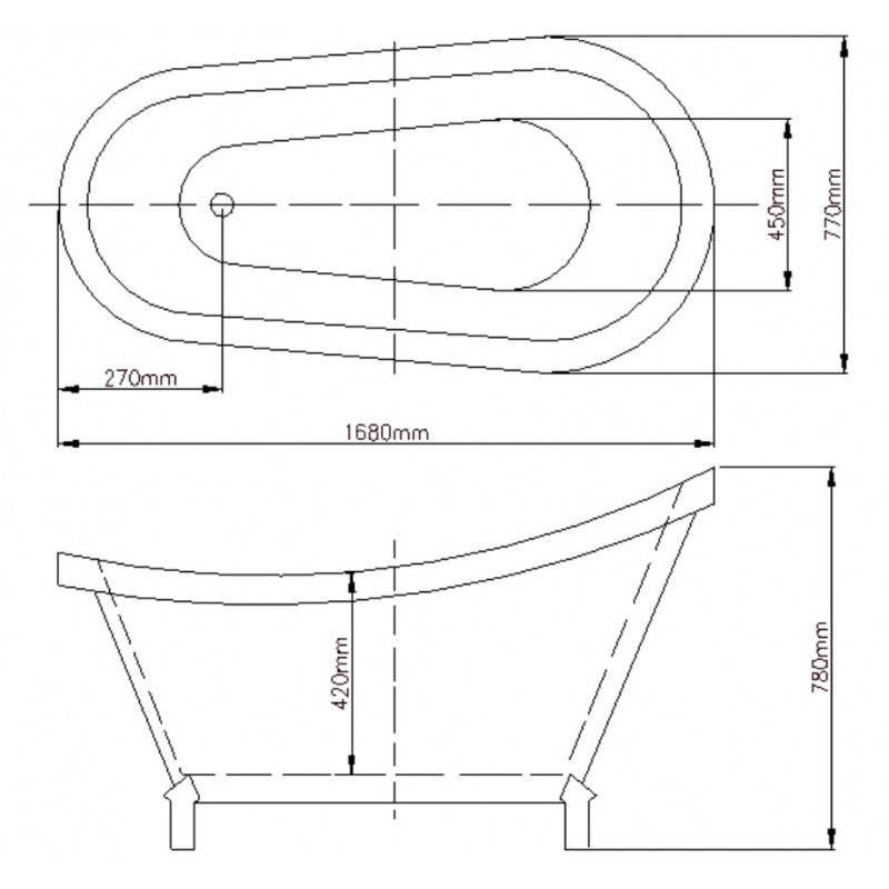 BATHTUB | KDK Espada ESBT Free Standing Bathtub