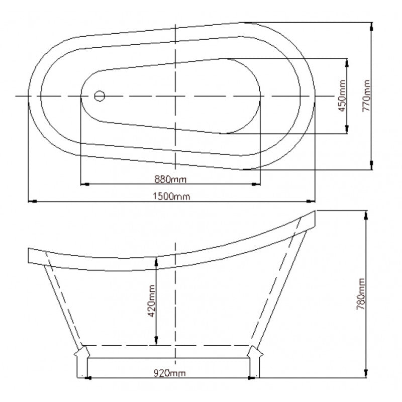 BATHTUB | KDK Espada ESBT Free Standing Bathtub